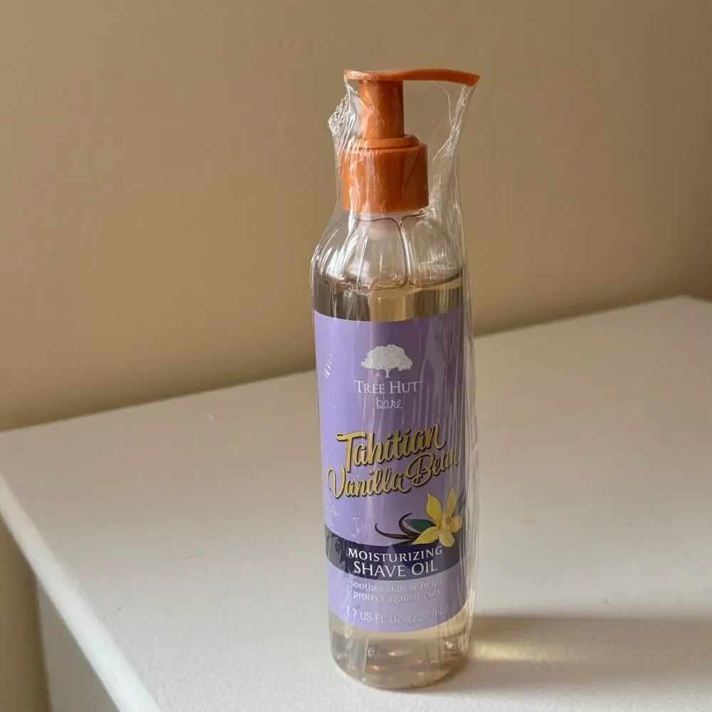 Tree Hut bare Moisturizing Shave Oil, Tahitian Bean, Vanilla, 7.7 Fl Oz